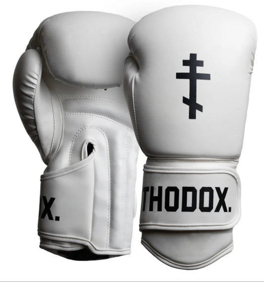 Orthodox White Elite Support Boxing Glove